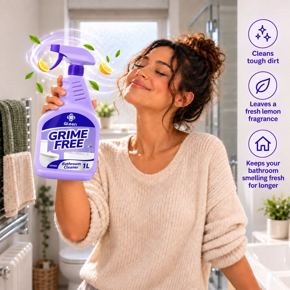 Qleen Ultimate House Cleaning Bundle | 4-Piece Deep Cleaning Set