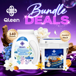 Qleen Blue Bundle – Blossom Breeze Pods & Signature Bleu Scent Boosters Family Pack Main