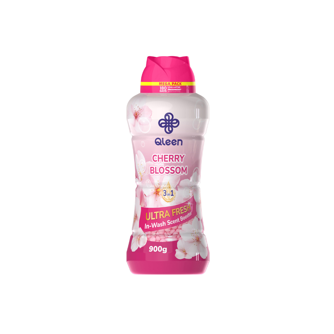 Qleen In-Wash Scent Booster Starter Pack 900g Cherry Blossom Main