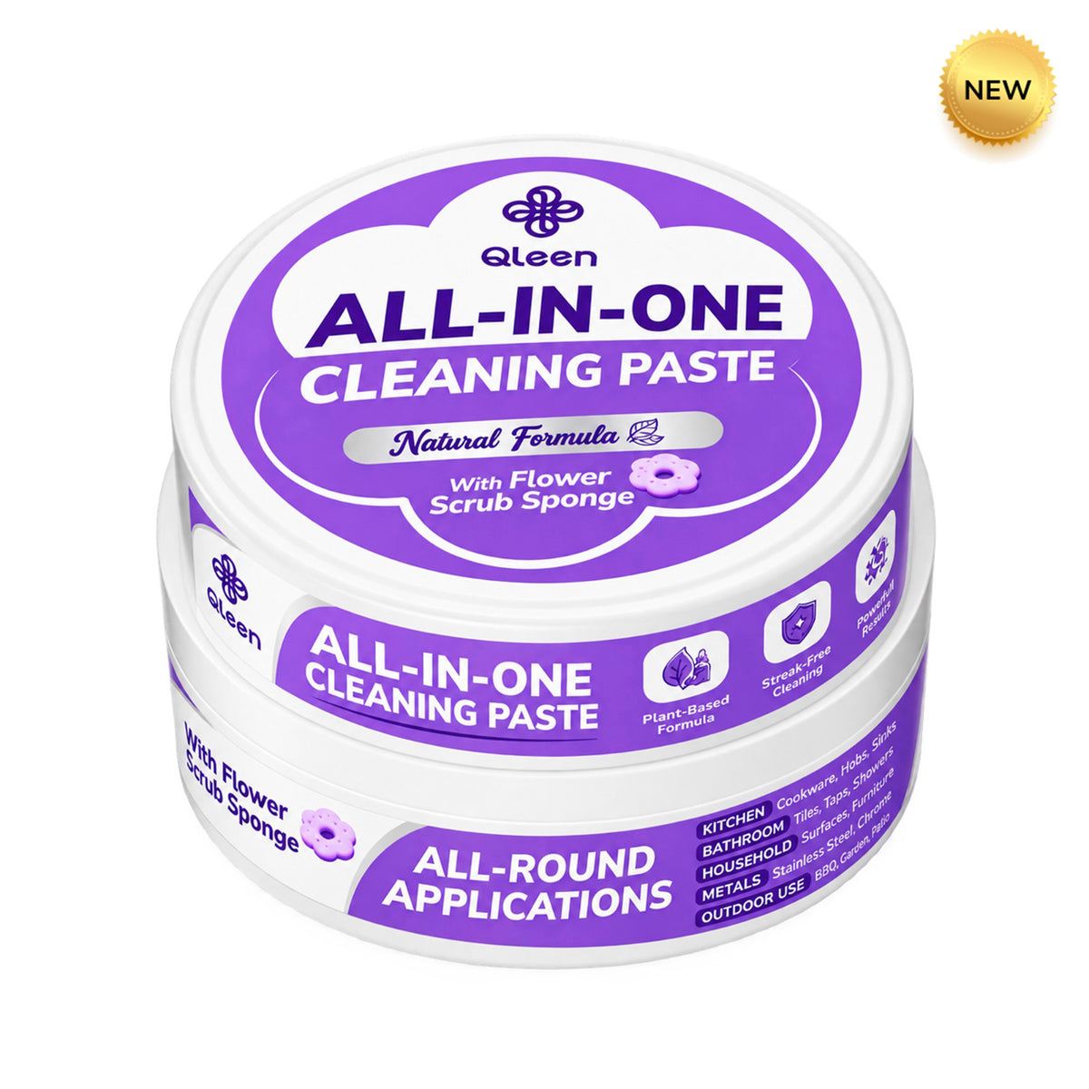 Qleen All-in-One Cleaning Paste | Multi-Purpose Household Cleaner