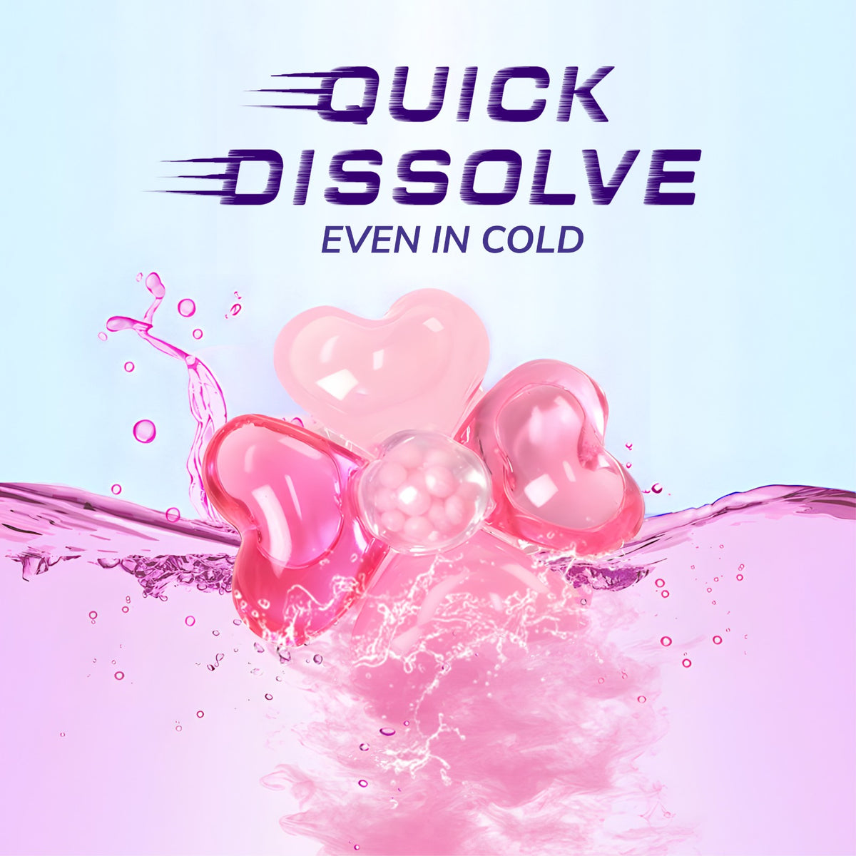 Qleen Non-Bio 5-In-1 Laundry Pods Quick Dissolve