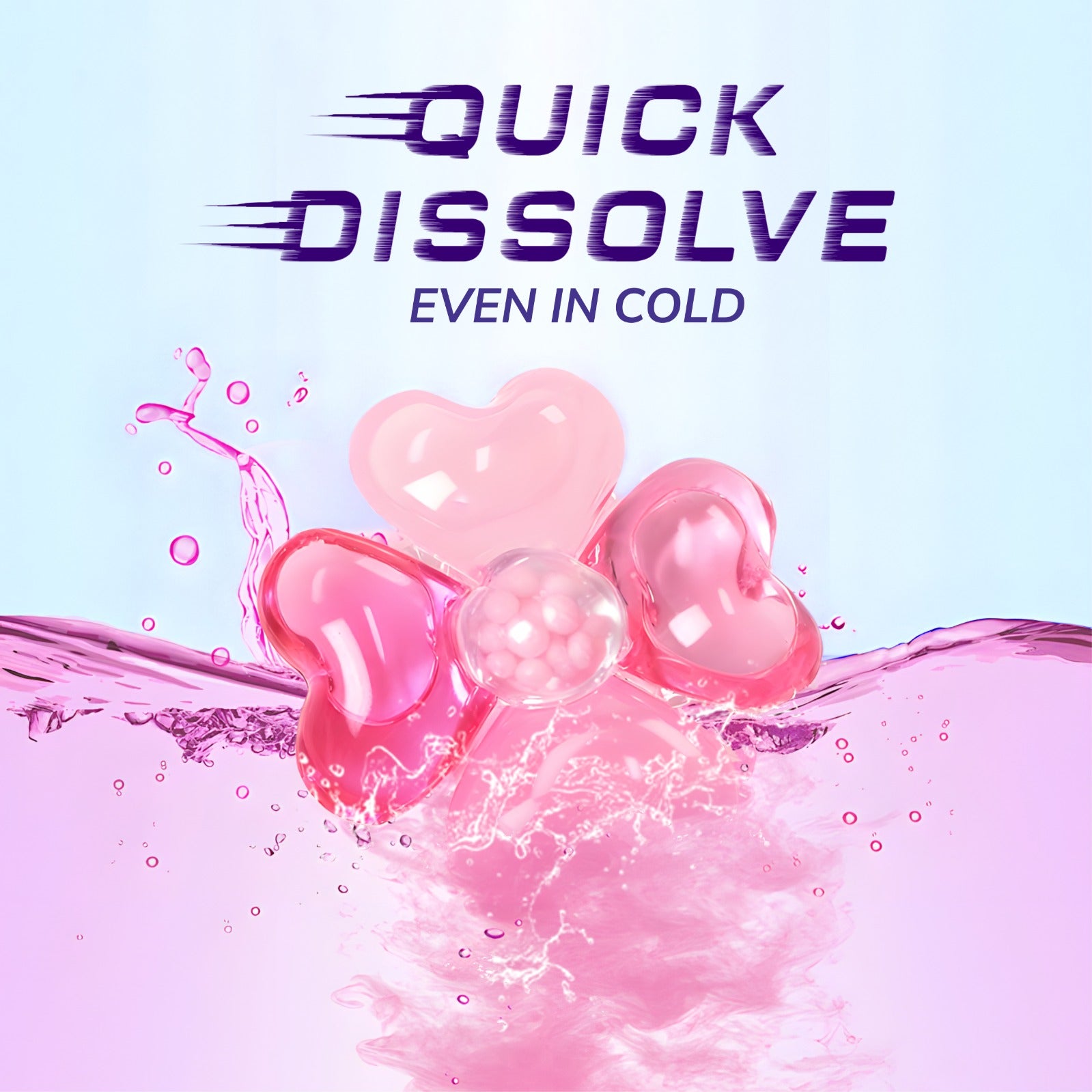 Qleen Non-Bio 5-In-1 Laundry Pods Quick Dissolve