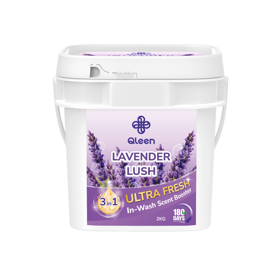 Qleen In-Wash Scent Booster Family Pack 2KG Lavender Lush Main
