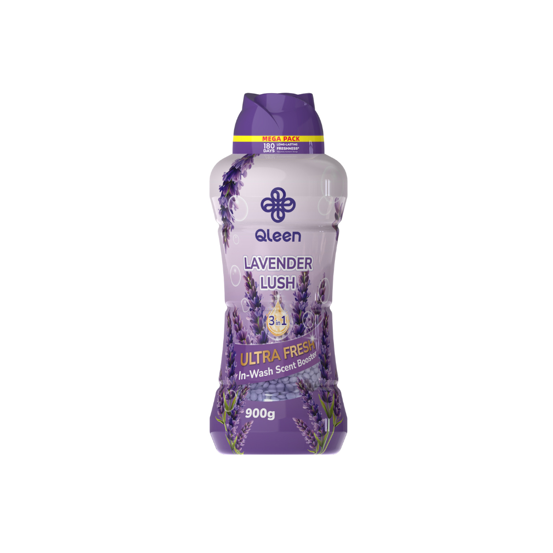 Qleen In-Wash Scent Booster Starter Pack 900g Lavender Lush Main