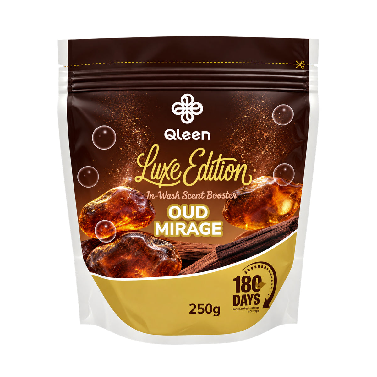 Qleen In-Wash Scent Booster Trail Pack 250g Oud Mirage