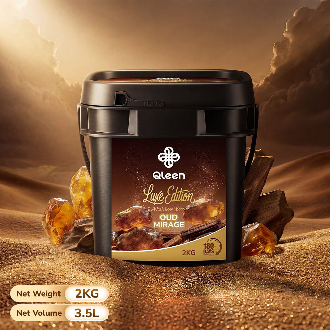 Qleen In-Wash Scent Booster Family Pack 2KG Oud Mirage Specification
