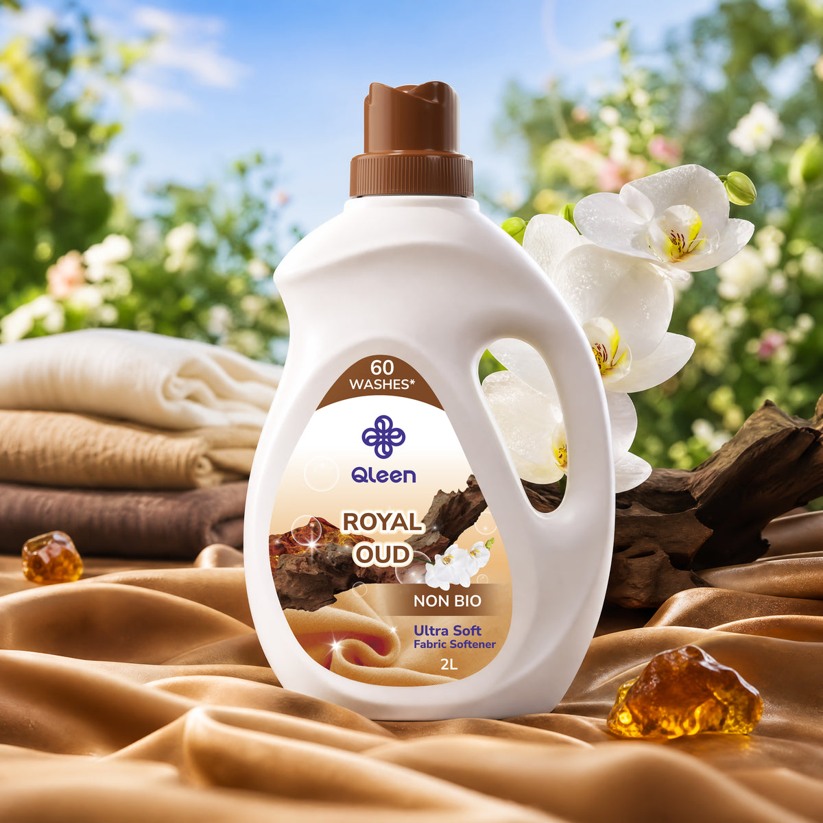 Qleen Ultra Soft Fabric Softener Royal Oud Lifestyle