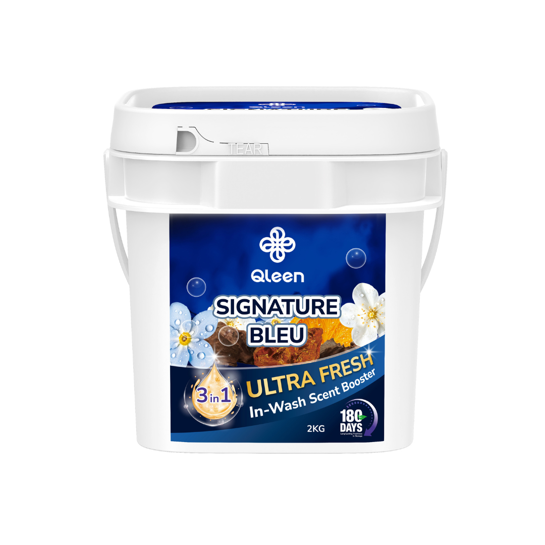 Qleen In-Wash Scent Booster Family Pack 2KG Signature Bleu Main