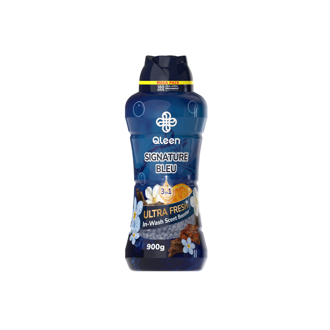 Qleen In-Wash Scent Booster Starter Pack 900g Signature Bleu Main