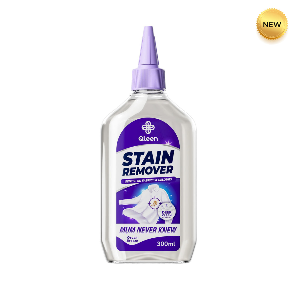 Qleen Smart Stain Remover, Powerful Laundry Stain Remover for Clothes