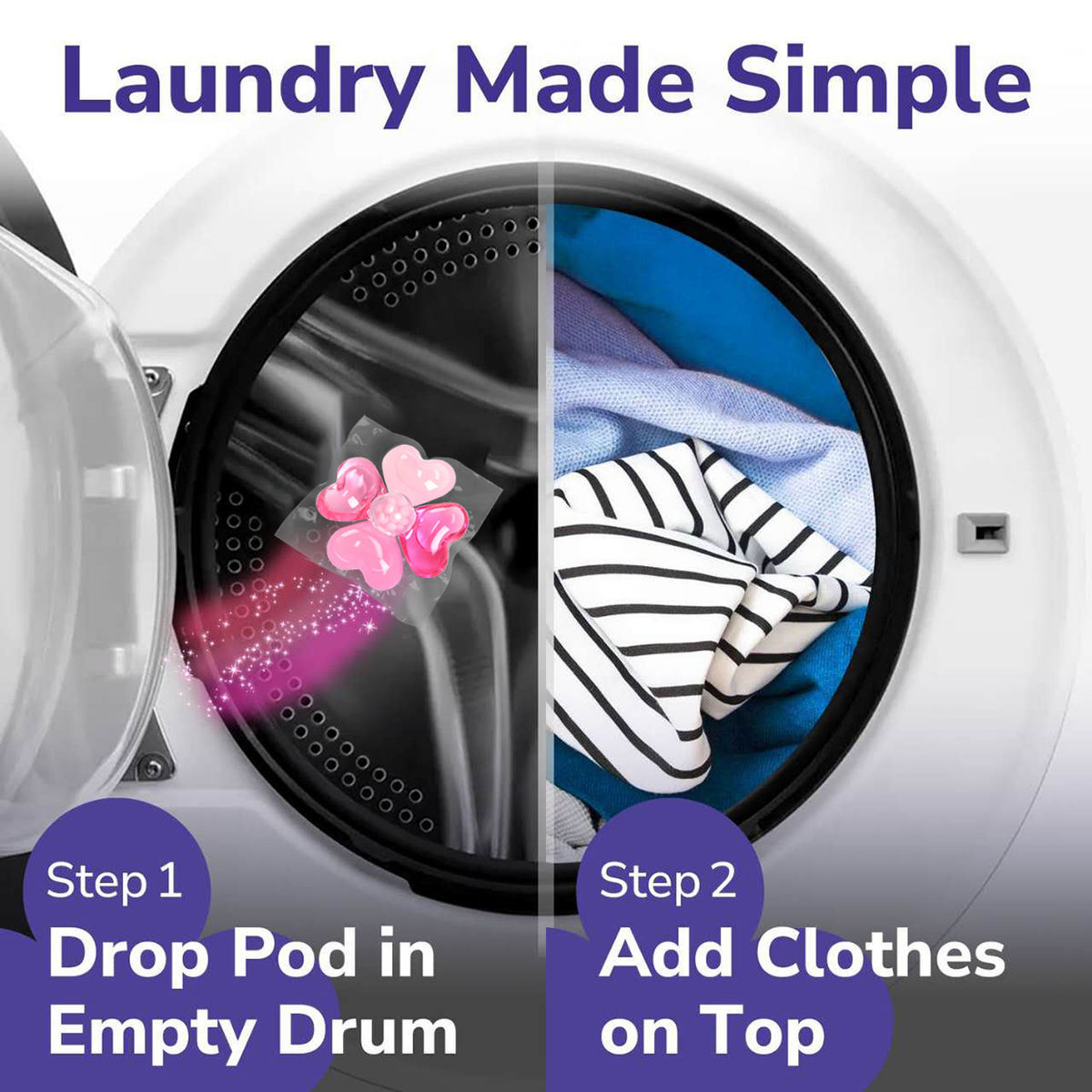 Qleen Non-Bio 5-In-1 Laundry Pods How to Use